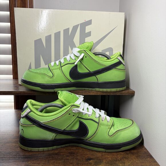 Size 11 - Nike SB Dunk Low x Powderpuff Girls Buttercup